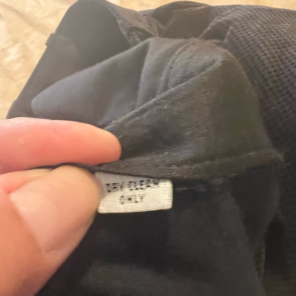 DiMitri slacks. Heavy, pleats, pockets. soft, no size tags. Small spot R thigh - Picture 9 of 11